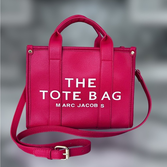 Unbranded Top Handle Pink Tote With Shoulder Strap. - Picture 1 of 12